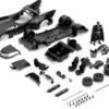 Model Kit Batmobile Matt Black Batman Diecast Figure Batman 1989 Movie Build N' Collect 1/24 Diecast Model Car Jada 30874