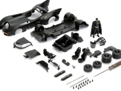 Model Kit Batmobile Matt Black Batman Diecast Figure Batman 1989 Movie Build N' Collect 1/24 Diecast Model Car Jada 30874
