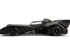 Model Kit Batmobile Matt Black Batman Diecast Figure Batman 1989 Movie Build N' Collect 1/24 Diecast Model Car Jada 30874