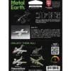 Model Kit Bell X-1 Aircraft "United States Air Force" (Moderate Difficulty) Steel Model by Metal Earth
