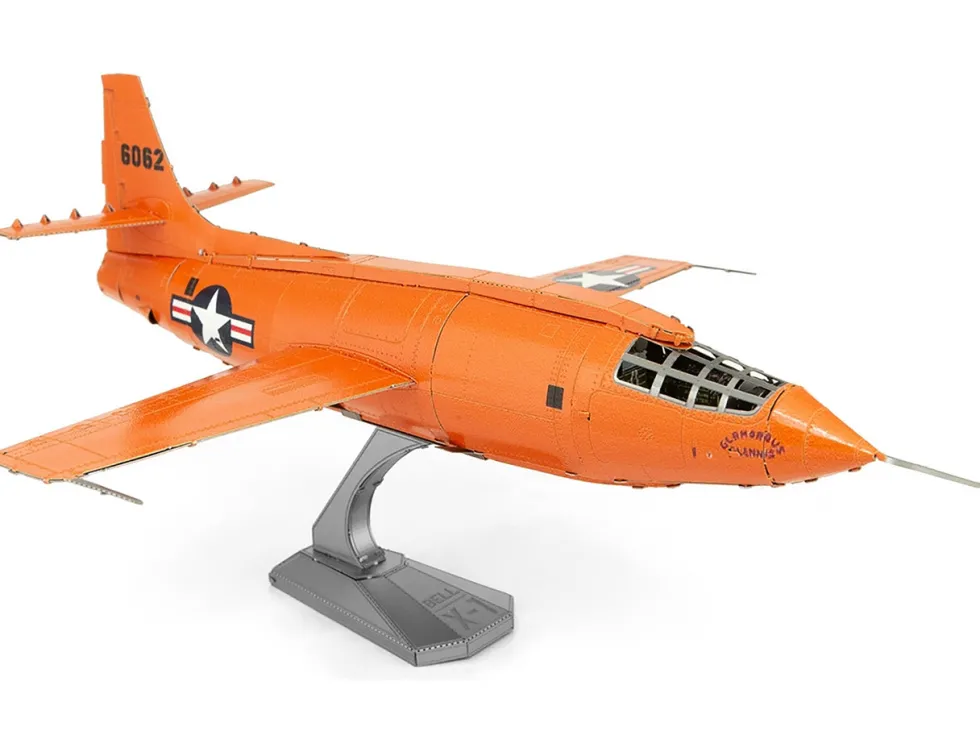 Model Kit Bell X-1 Aircraft "United States Air Force" (Moderate Difficulty) Steel Model by Metal Earth