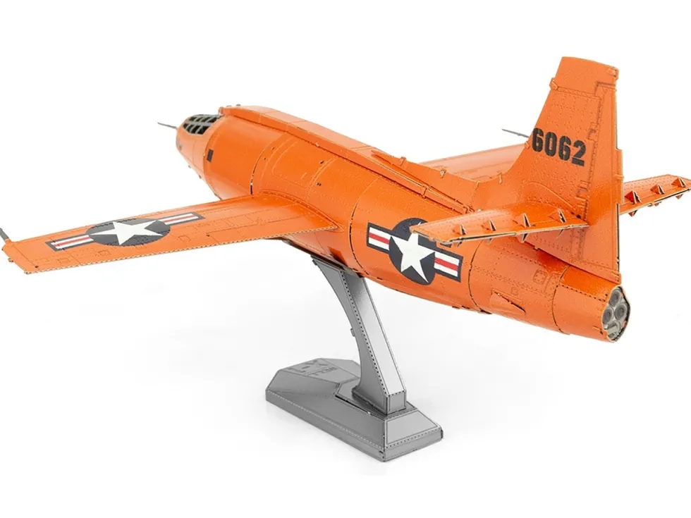 Model Kit Bell X-1 Aircraft "United States Air Force" (Moderate Difficulty) Steel Model by Metal Earth