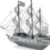 Model Kit Black Pearl Ship (Moderate Difficulty) Steel Model by Metal Earth