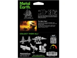 Model Kit Black Pearl Ship (Moderate Difficulty) Steel Model by Metal Earth