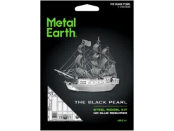 Model Kit Black Pearl Ship (Moderate Difficulty) Steel Model by Metal Earth