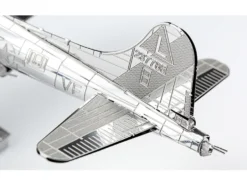 Model Kit Boeing B-17 Flying Fortress Bomber Aircraft (Moderate Difficulty) Steel Model by Metal Earth