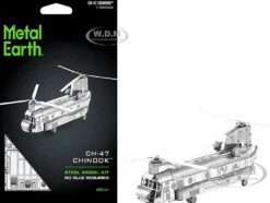 Model Kit Boeing CH-47 Chinook Transport Helicopter (Moderate Difficulty) Steel Model by Metal Earth