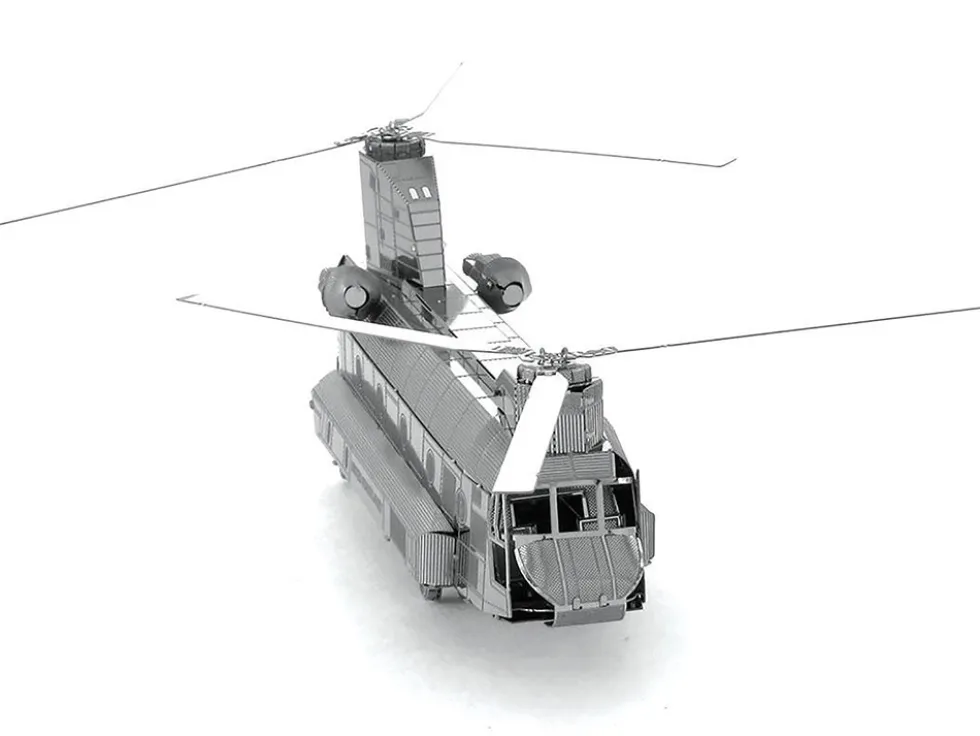 Model Kit Boeing CH-47 Chinook Transport Helicopter (Moderate Difficulty) Steel Model by Metal Earth