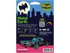 Model Kit 1966 Classic TV Series Batmobile "Batman" (1966) TV Series (Challenging Difficulty) Steel Model by Metal Earth