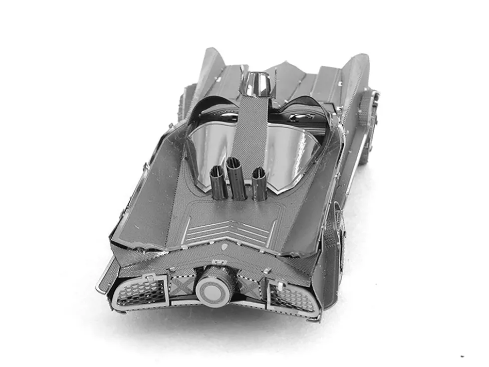 Model Kit 1966 Classic TV Series Batmobile "Batman" (1966) TV Series (Challenging Difficulty) Steel Model by Metal Earth