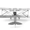 Model Kit De Havilland Tiger Moth Trainer Aircraft (Moderate Difficulty) Steel Model by Metal Earth