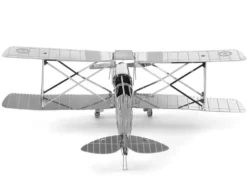 Model Kit De Havilland Tiger Moth Trainer Aircraft (Moderate Difficulty) Steel Model by Metal Earth