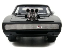 Model Kit Dodge Charger R/T Black and Dom Diecast Figure