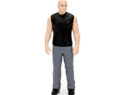 Model Kit Dodge Charger R/T Black and Dom Diecast Figure