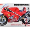 Model Kit Ducati 888 Superbike Racer Motorcycle 1/12 Scale Model by Tamiya