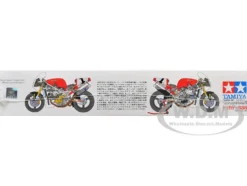 Model Kit Ducati 888 Superbike Racer Motorcycle 1/12 Scale Model by Tamiya