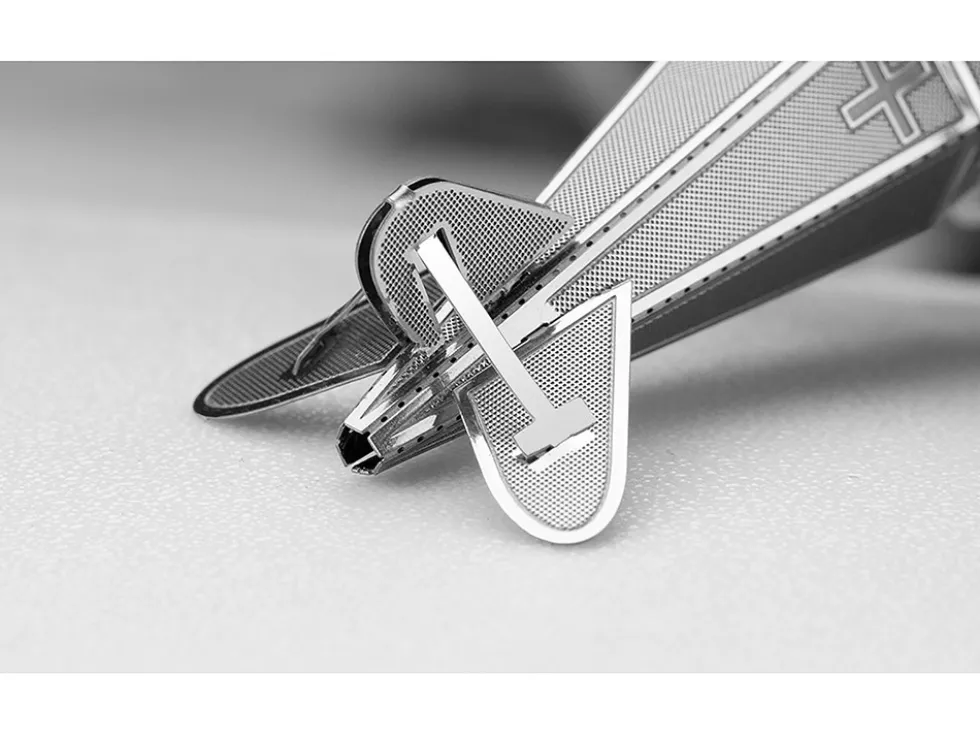 Model Kit Fokker D-VII Fighter Aircraft "Imperial German Army" (Easy Difficulty) Steel Model by Metal Earth
