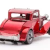 Model Kit 1932 Ford Coupe Red (Moderate Difficulty) Steel Model by Metal Earth