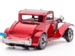 Model Kit 1932 Ford Coupe Red (Moderate Difficulty) Steel Model by Metal Earth