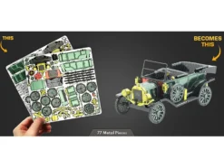 Model Kit 1910 Ford Model T Green (Moderate Difficulty) Steel Model by Metal Earth