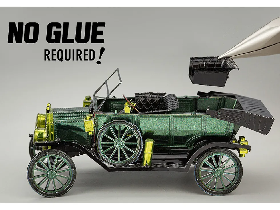 Model Kit 1910 Ford Model T Green (Moderate Difficulty) Steel Model by Metal Earth