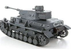 Model Kit German Panzer IV Tank (Challenging Difficulty) Steel Model by Metal Earth