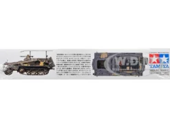 Model Kit German Sd.kfz. 250/3 Greif Half-Tracked Armored Vehicle 1/35 Scale Model by Tamiya