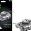 Model Kit German Tiger I Tank (Moderate Difficulty) Steel Model by Metal Earth
