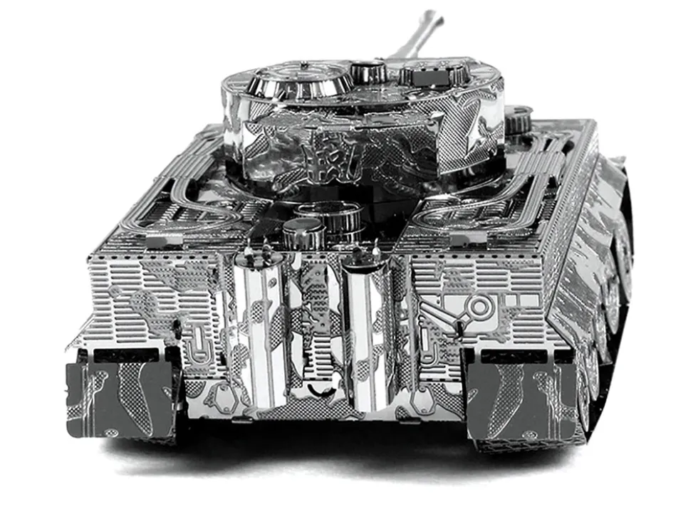 Model Kit German Tiger I Tank (Moderate Difficulty) Steel Model by Metal Earth