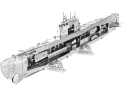 Model Kit German U-Boat Type XXI Submarine (Challenging Difficulty) Steel Model by Metal Earth