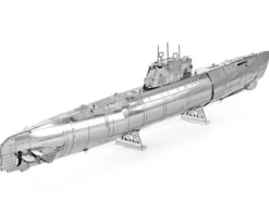 Model Kit German U-Boat Type XXI Submarine (Challenging Difficulty) Steel Model by Metal Earth