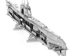Model Kit German U-Boat Type XXI Submarine (Challenging Difficulty) Steel Model by Metal Earth