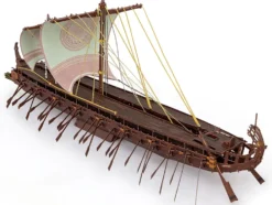 Model Kit Greek Trireme Warship (Expert Difficulty) Steel Model by Metal Earth