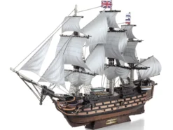 Model Kit HMS Victory British Navy Ship (Challenging Difficulty) Steel Model by Metal Earth