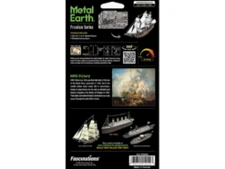 Model Kit HMS Victory British Navy Ship (Challenging Difficulty) Steel Model by Metal Earth
