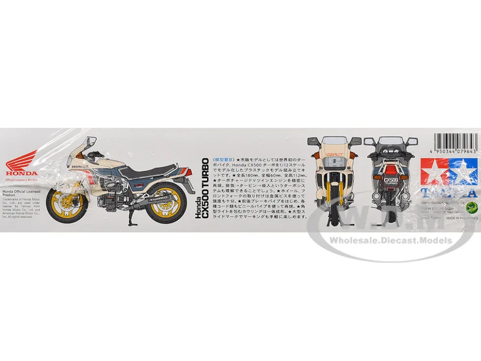 Model Kit Honda CX500 Turbo Motorcycle 1/12 Scale Model by Tamiya