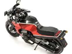 Model Kit Kawasaki GPz900R Motorcycle Red and Black (Challenging Difficulty) Steel Model by Metal Earth