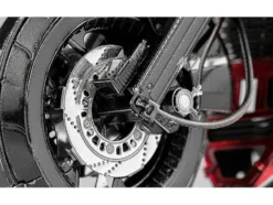 Model Kit Kawasaki GPz900R Motorcycle Red and Black (Challenging Difficulty) Steel Model by Metal Earth