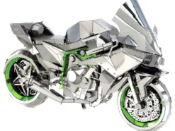 Model Kit Kawasaki Ninja H2R Motorcycle (Expert Difficulty) Steel Model by Metal Earth