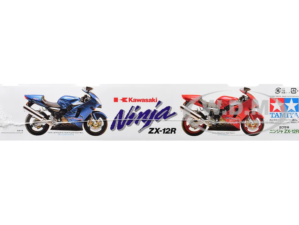 Model Kit Kawasaki Ninja ZX-12R Motorcycle 1/12 Scale Model by Tamiya