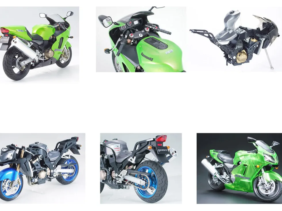 Model Kit Kawasaki Ninja ZX-12R Motorcycle 1/12 Scale Model by Tamiya