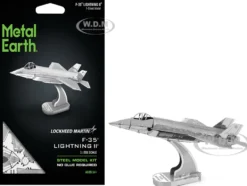 Model Kit Lockheed Martin F-35 Lightning II Aircraft (Moderate Difficulty) Steel Model by Metal Earth
