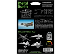 Model Kit Lockheed Martin F-35 Lightning II Aircraft (Moderate Difficulty) Steel Model by Metal Earth