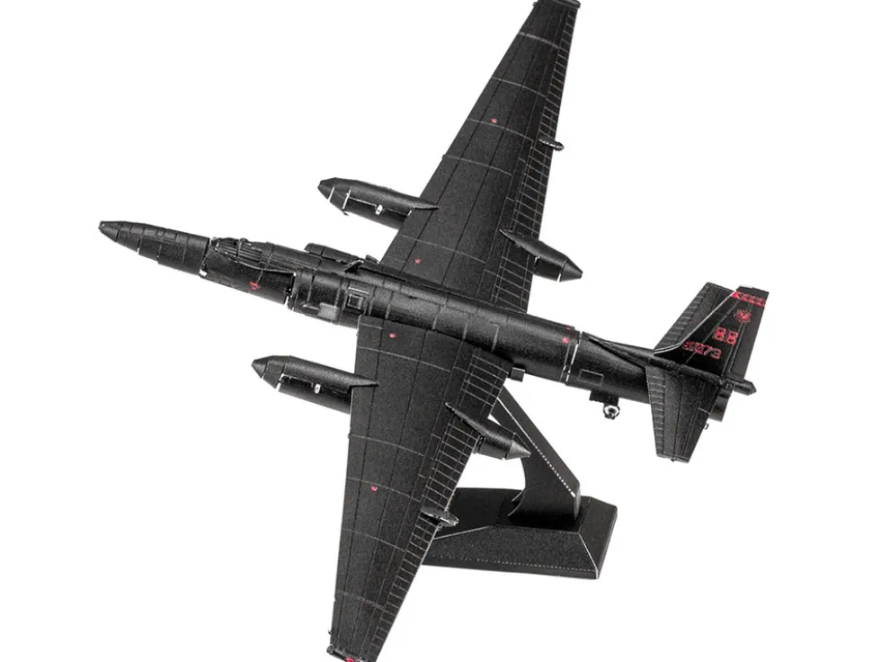 Model Kit Lockheed Martin U-2 Dragon Lady Aircraft "United States Air Force" (Moderate Difficulty) Steel Model by Metal Earth