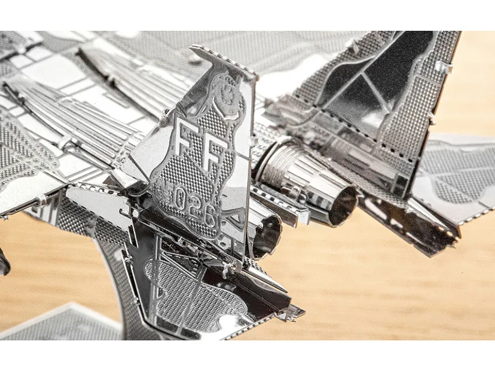 Model Kit McDonnell Douglas F-15 Eagle Fighter Aircraft (Moderate Difficulty) Steel Model by Metal Earth