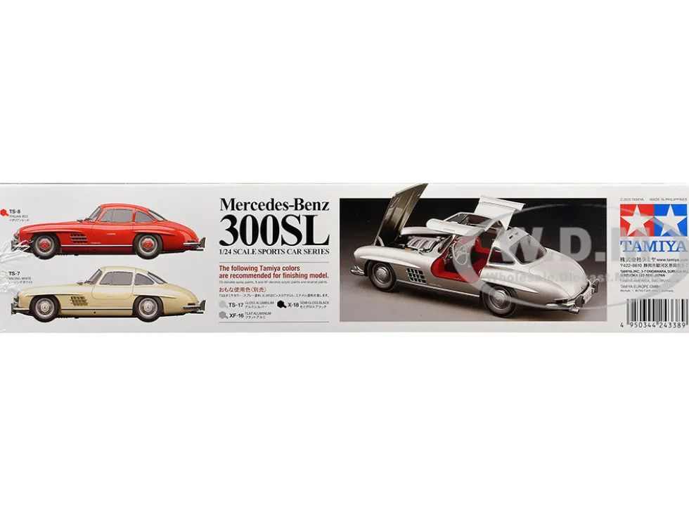 Model Kit Mercedes-Benz 300SL Gullwing 1/24 Scale Model by Tamiya