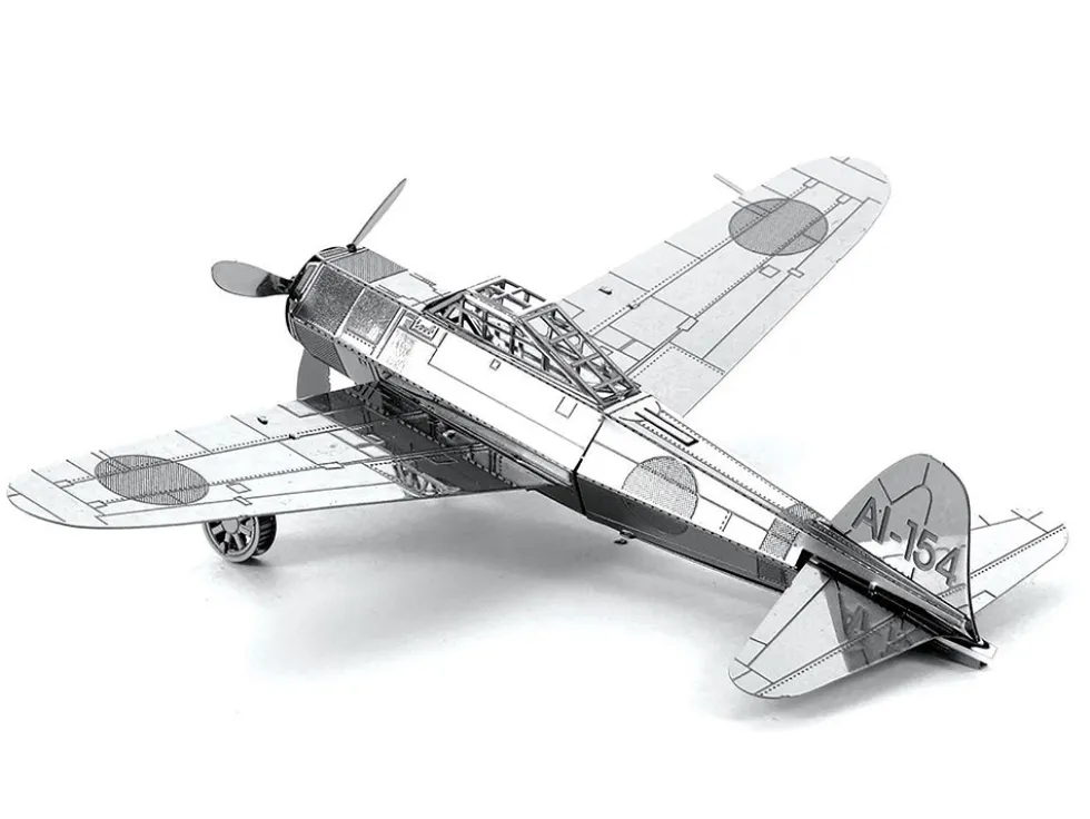 Model Kit Mitsubishi Zero Fighter Aircraft "Imperial Japanese Navy Air Service" (Moderate Difficulty) Steel Model by Metal Earth