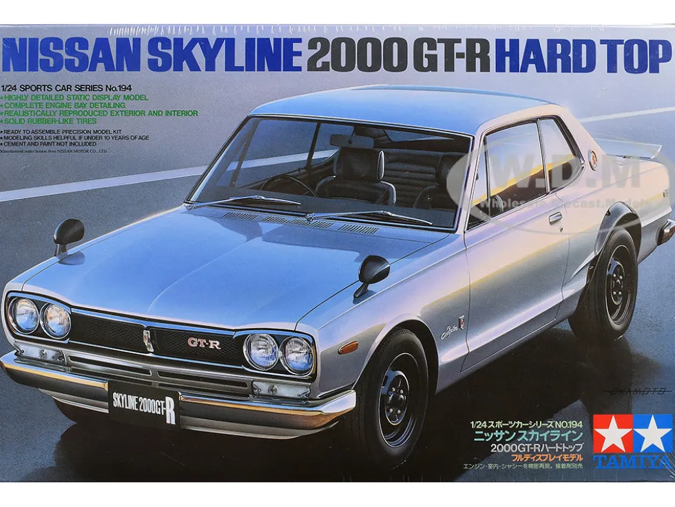 Model Kit Nissan Skyline 2000 GT-R 1/24 Scale Model by Tamiya