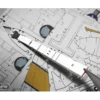 Model Kit North American F-86 Sabre Fighter Aircraft "Jolley Roger" United States Air Force (Moderate Difficulty) Steel Model by Metal Earth