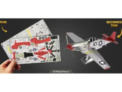 Model Kit North American P-51D Mustang Fighter Aircraft